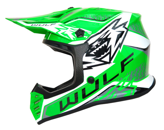 Wulfsport YOUTH AIR-X HELMET Green